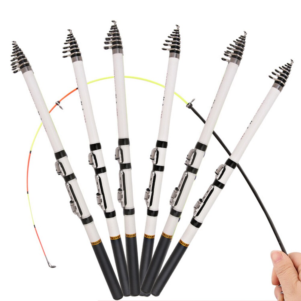Portable Retractable Fishing Rod 1.5-2.7M Fishing Rod Carbon Fiber Telescopic Travel Sea Boat Pond Rock Fish Rod