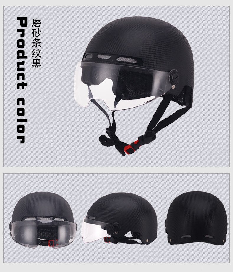 Zomer Elektrische Motorfiets Helm Fiets Skateboard Helm Unisex Half Helm Mode