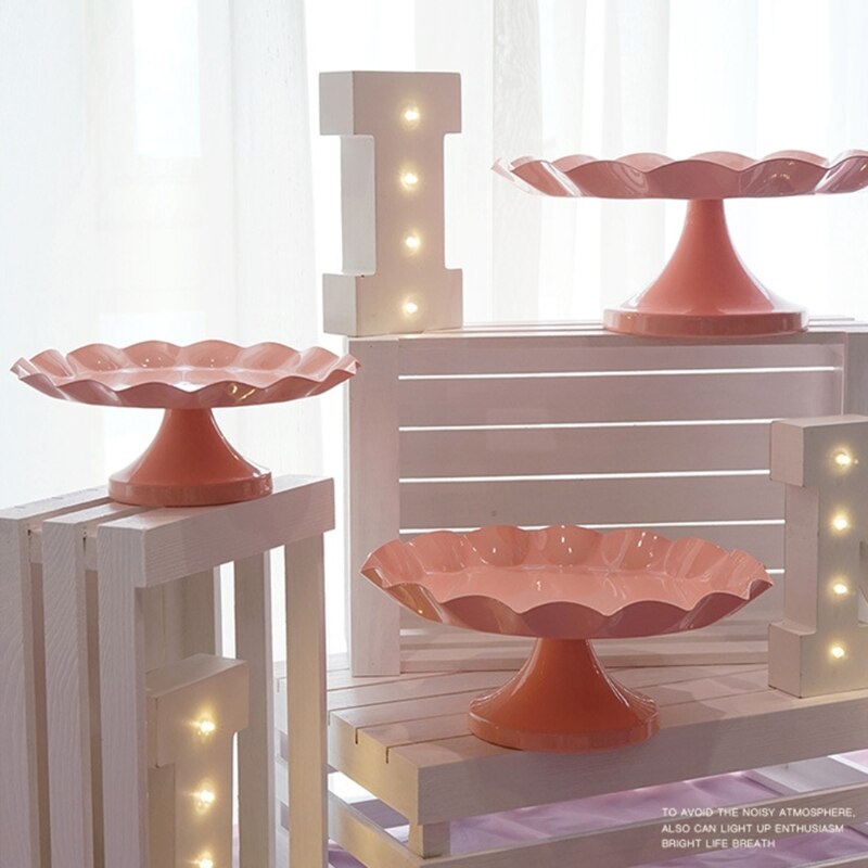1 PC Round Cake Stand Metal Material Cakes Display Stand Dessert Cupcake Display