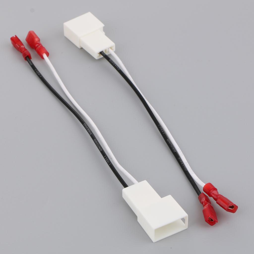 2Pcs Speaker Adaptor Loom Connectors for 1987 Motorcycle Car Accessories