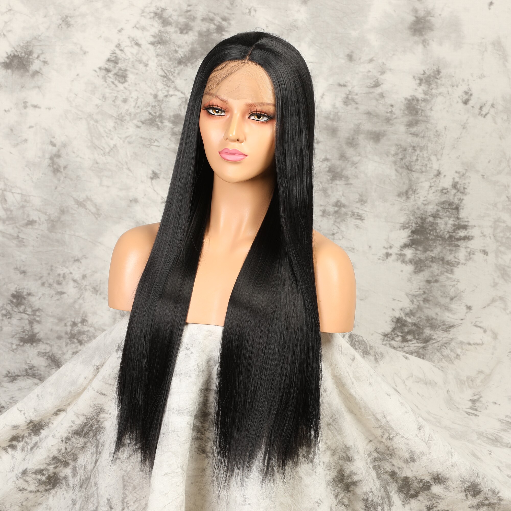 Synthetic straight lace front wig hd lace wigs glueless lace front wigs for women