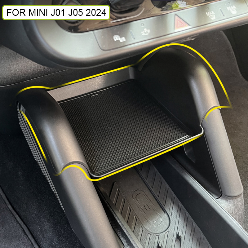 Voor Mini Elektrische Cooper E SE J01 EV J05 Aceman 2024 Auto Styling Centrale Controle Container Opbergen Opruimen Auto Organizer lade