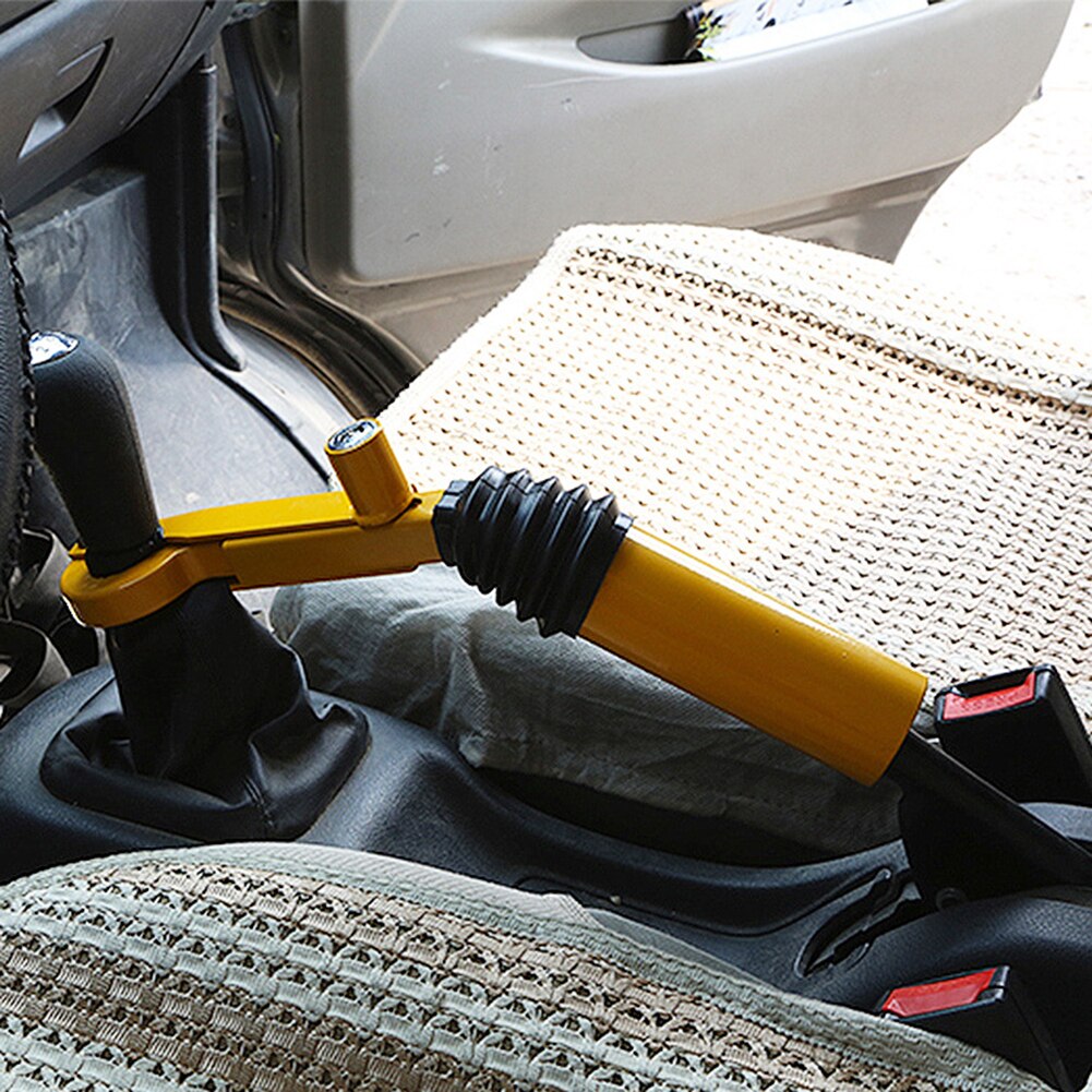 Bloqueo de palanca de freno de mano extensible, antirrobo de acero inoxidable para coche, accesorios antirrobo para camión, seguro
