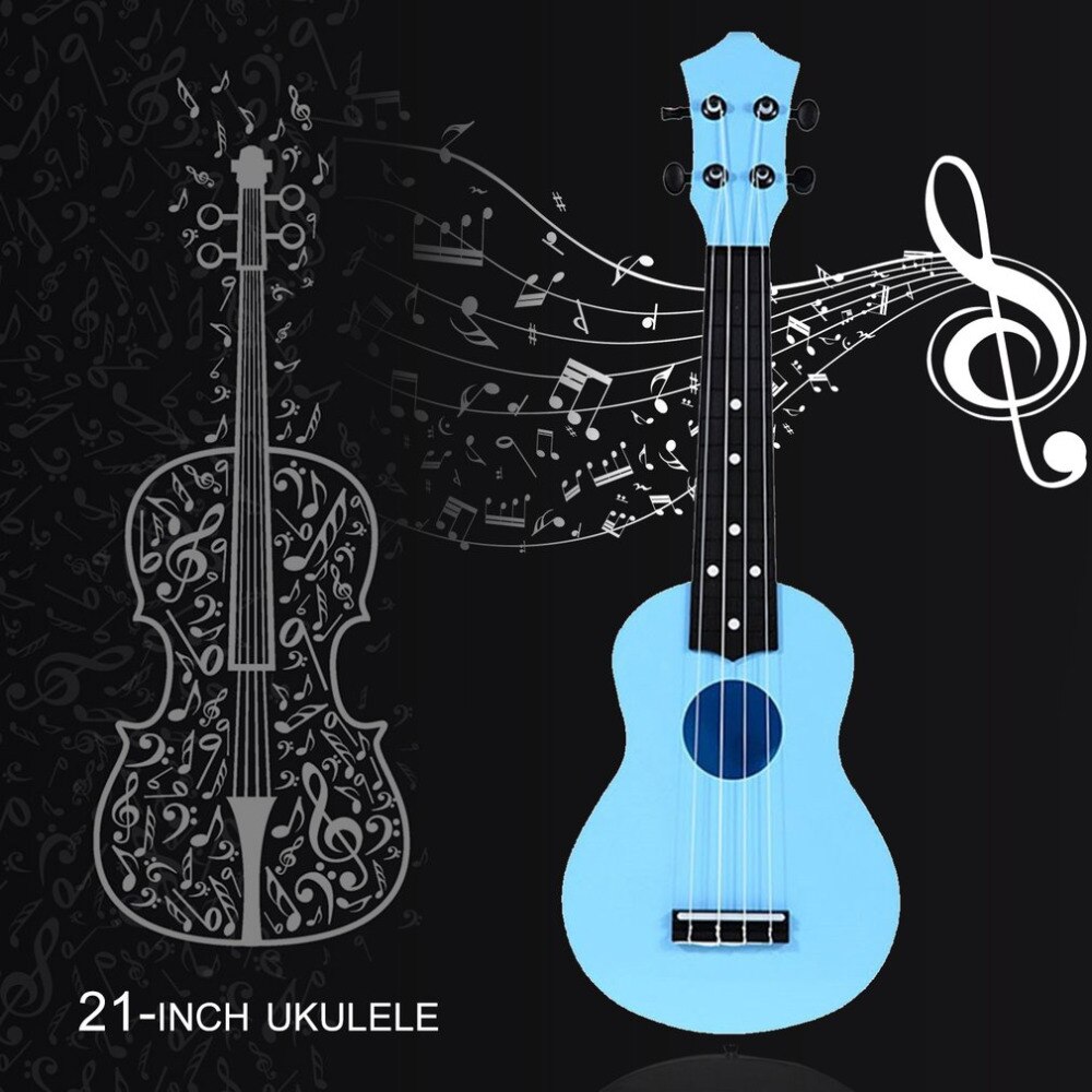 21 Inch 15 Frets Ukulele 4 Snarige Akoestische Gitaar Muziekinstrument Sopraan Plastic Hawaiian Gitaar Voor Beginner Student