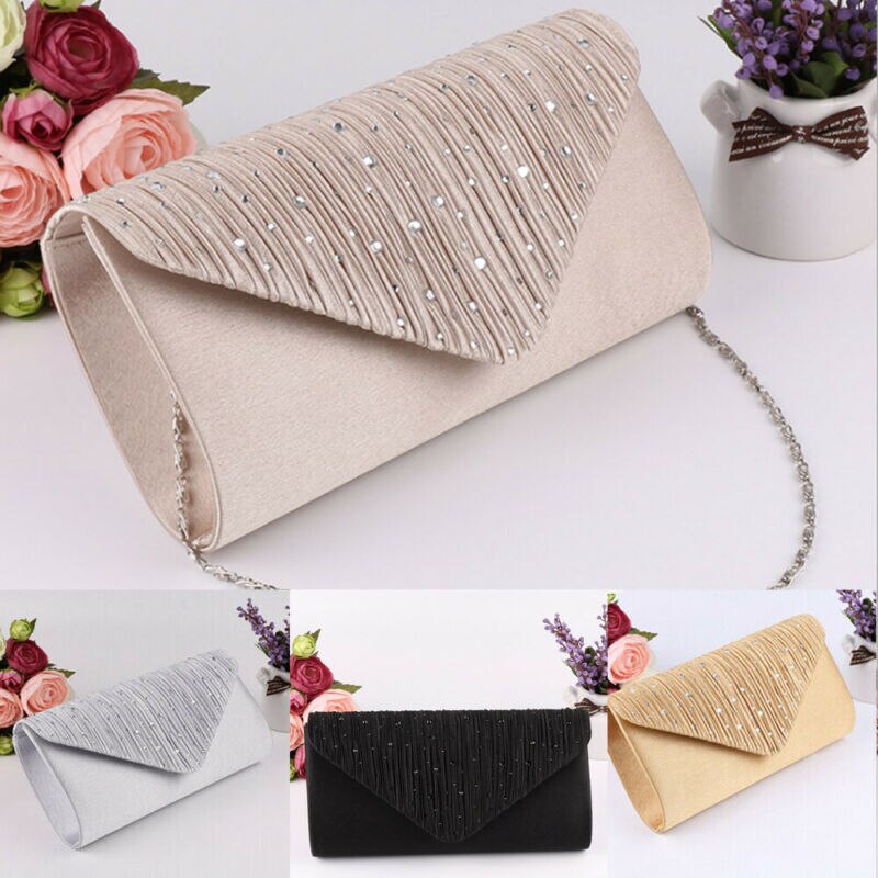 Vrouwen Glitter Portemonnee Clutch Bag Dames Kwastje Avond Wedding Handtas Party Prom Portemonnee Keten: Apricot