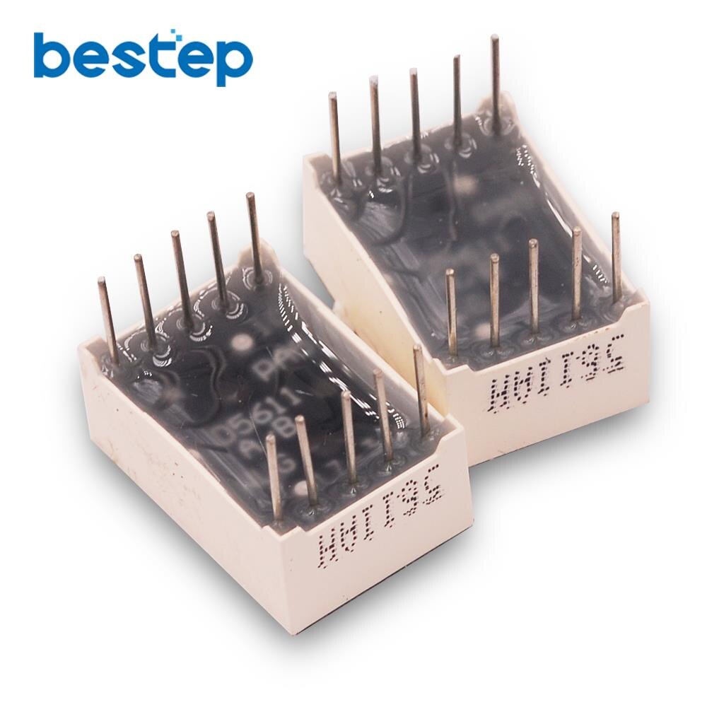 10PCS 0.56inches 7 Segment 1 Digital LED Display Super Red Common Cathode