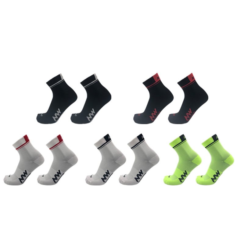 Sping sommer cykelstrømper mænd kvinder cykeltilbehør sport udendørs åndbar mesh cykler sokker calcetines ciclismo