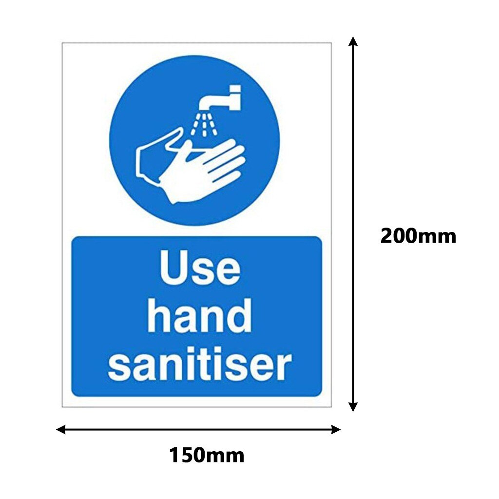 WARNING Now wash your hands Signs Home Bar Pub Decorative Plates Warning Sign Wall Stickers 150mmx200mm Notice Sticker#0520y30: C