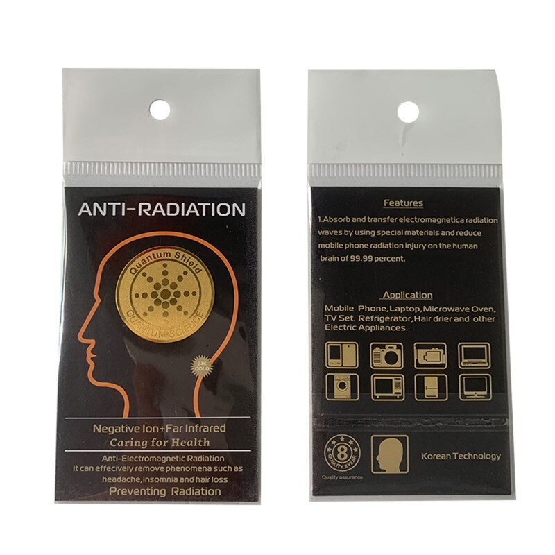 10pcs Energy Anti Radiation Shield EMF Protection Mobile Cell Phone Stickers EMR WXTB