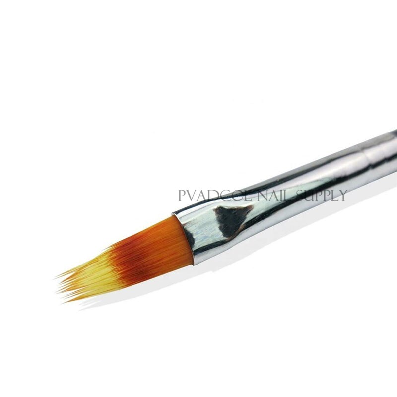 Pincel de efecto degradado para manicura de uñas, herramienta de manicura con mango de madera, para dibujar y pintar