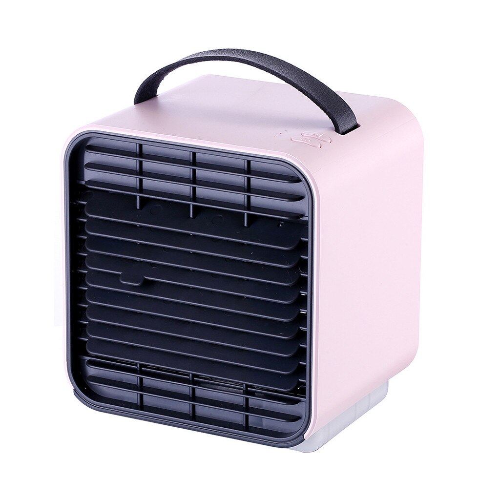 Portable Mini Air Conditioner Fan Personal Space Air Cooler The Quick Easy Way To Cool Air-Conditioning Air Cooling Fan#y#gb40: Pink