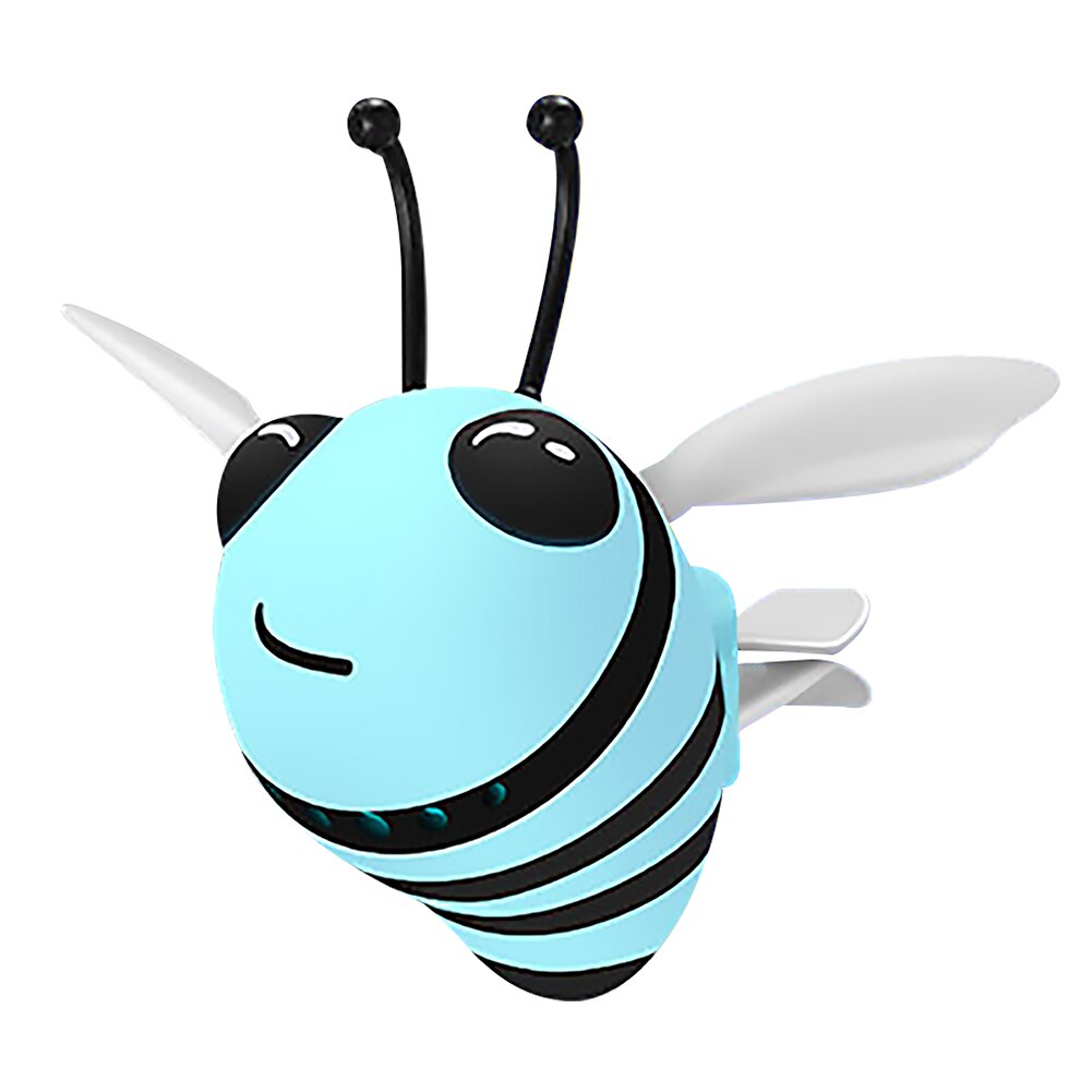 Bee Car Auto Outlet Vent Perfume Clip Scent Ornament Fragrance Air Freshener: Blue