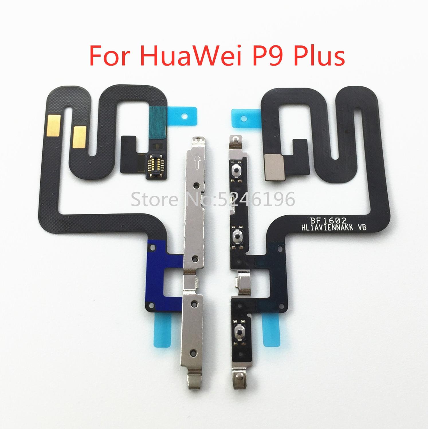Interruptor de encendido/apagado para Huawei P9 P9 Plus Mini P9 Lite , botón de volumen, silenciador, cable flexible de repuesto