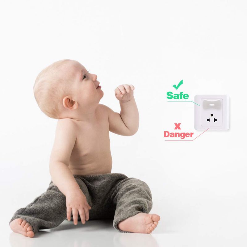 Baby Proofing(24 Plugs + 4 Buttons),Socket Plug Cover for Baby Protection,Socket Cover,2-Hole Plug Protector for Child Protectio