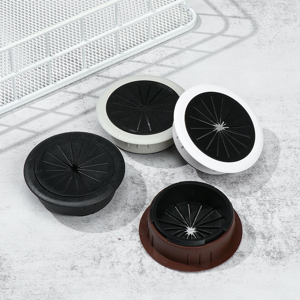 Couvercle de trou de fil pratique, attache de câble de Table de bureau, œillet d&#39;ordinateur, sortie de câble de Table, prise anti-poussière, organisateur de rangement bien rangé