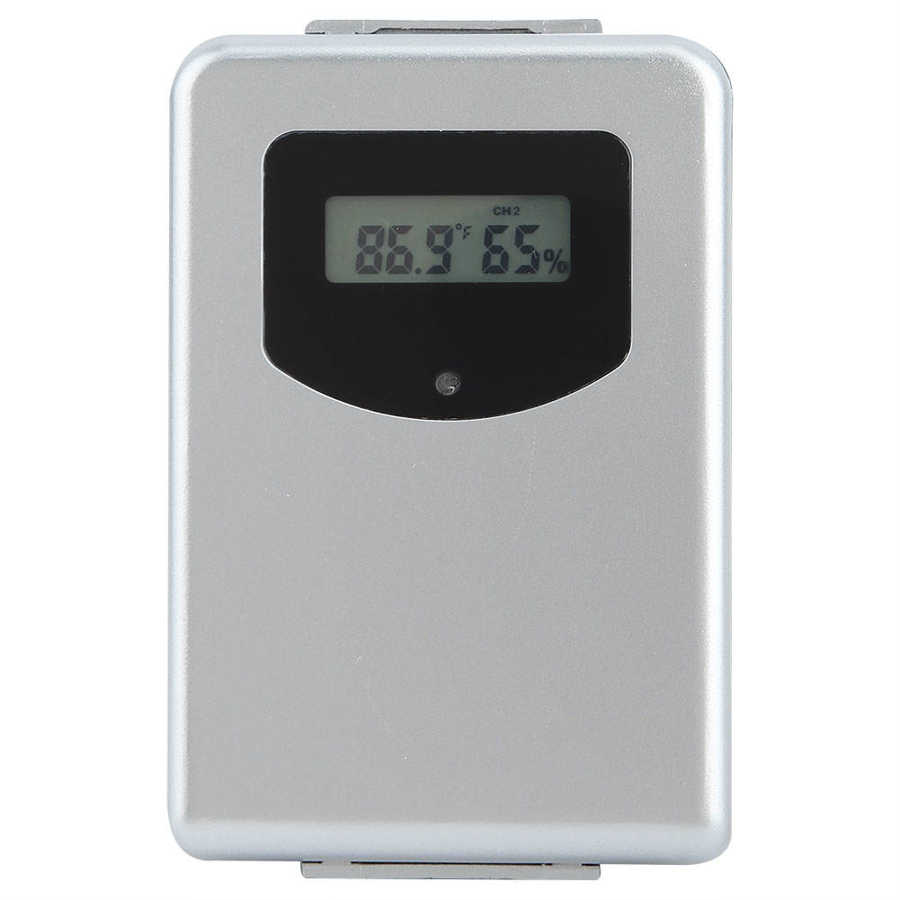 Draadloze Digitale Wekker Thermometer Weerstation Forecast In/Outdoor