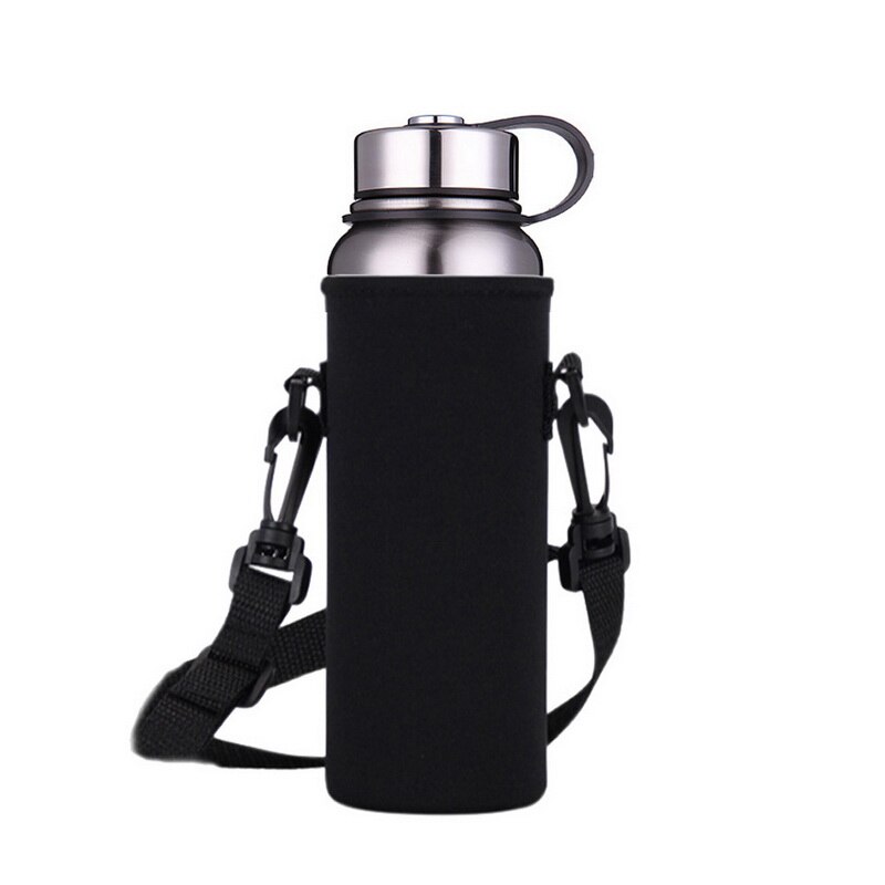 Bouteille porte-bouteille isotherme | Sangle de maintien, sac de couverture isotherme, pochette pour l'extérieur, accessoires bouteille d'eau, Thermos tasse: G227850A 800ml