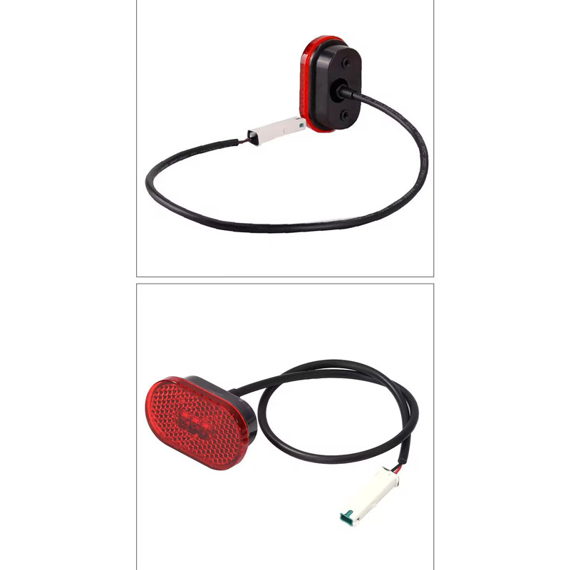 Tillbehör för elscooter, skärmskydd, bakljus, varningslampa, bakre bakljus, tillbehör till xiaomi 1s/ pro 2/mi3