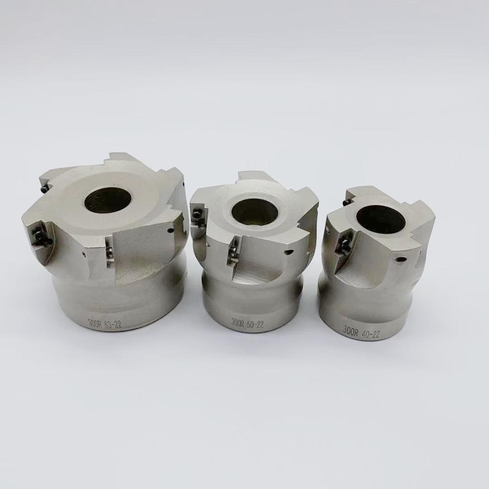 BAP300R 40 22 4T BAP300R 50 22 4T BAP300R 63 22 4T right angle shoulder face mill cutter