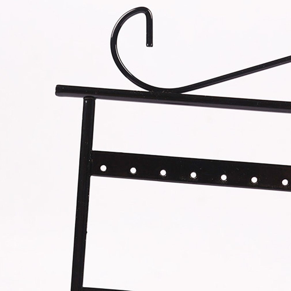 Sieradenhouder met 72 gaten voor oorbellen/kettingen/oorstekers, metalen sieradenorganizer, platte oorbellenhouder