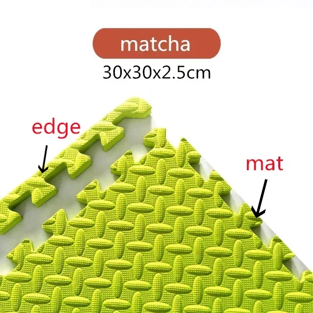 2.5Cm Dikke Baby Puzzel Matten Speelkleed Kids Grijpende Tegels Speelgoed Tapijt Zachte Klimmen Pad Eva Woonkamer Tatami spelen Matten: Clear