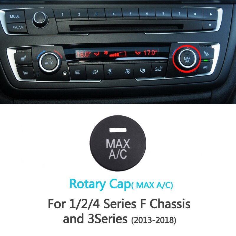 Instrumentbræt air condition ac knap nøglehætte reparationssæt til bmw 1 2 3 4 f serie  f20 f30 f35 f45 f46 f80: Ac cap