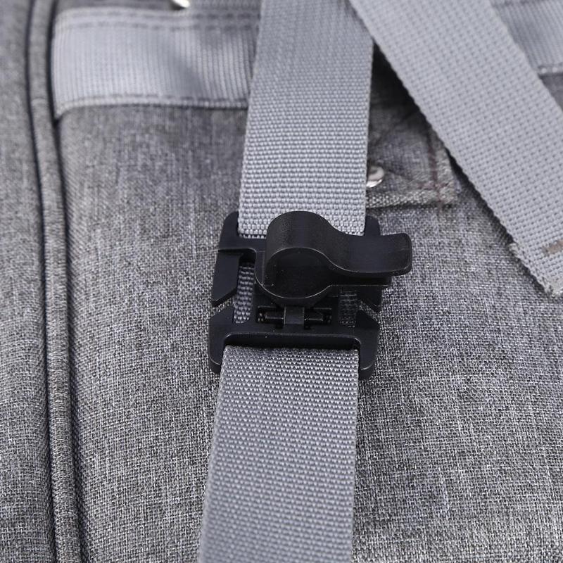 Udendørs drikkerør plastclips roterbar molle hydration halmrør slange båndklemme til camelbak vandpakkepose