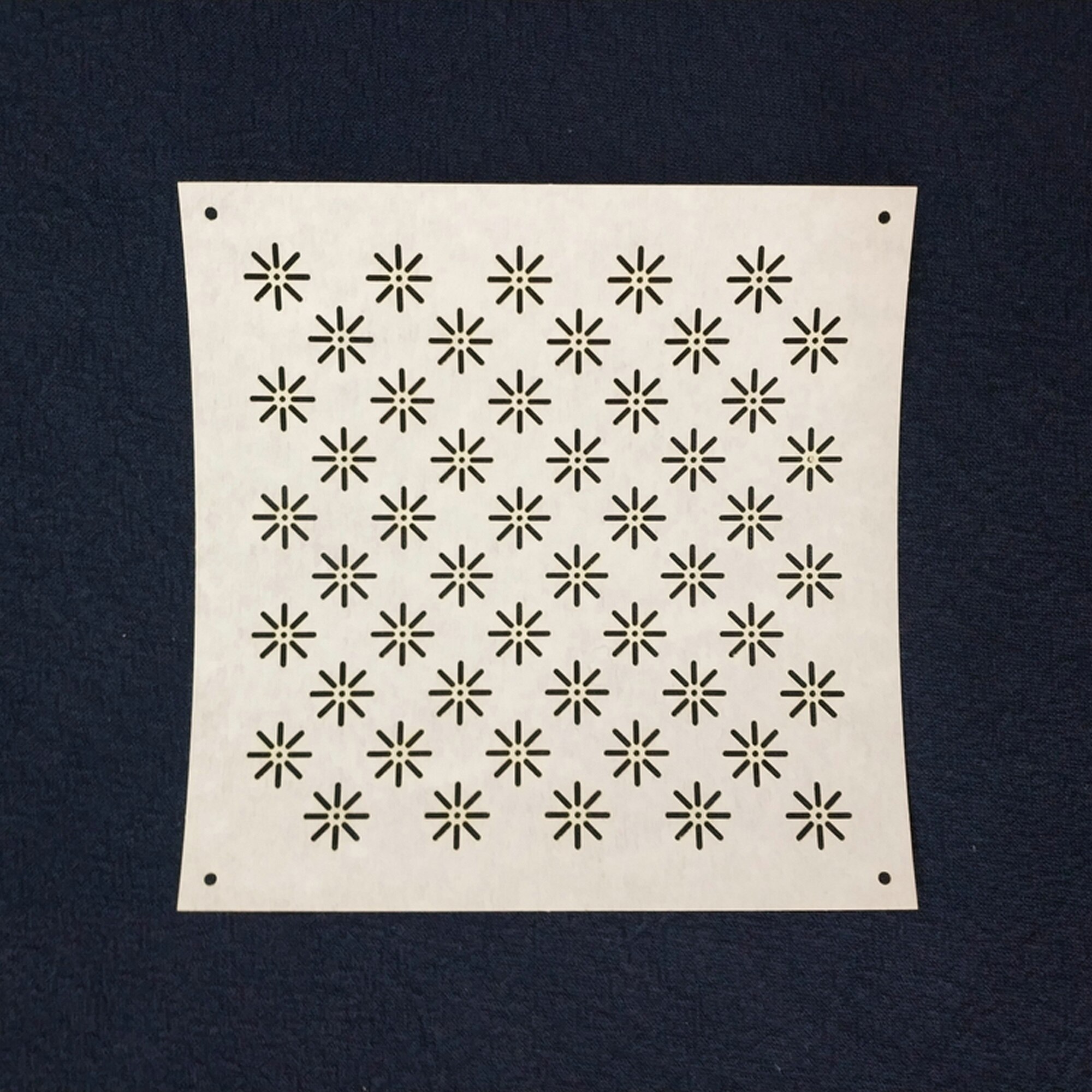 Zernblend 20 Pièces Ensemble De Pochoirs Sashiko, Décoration Artisanale