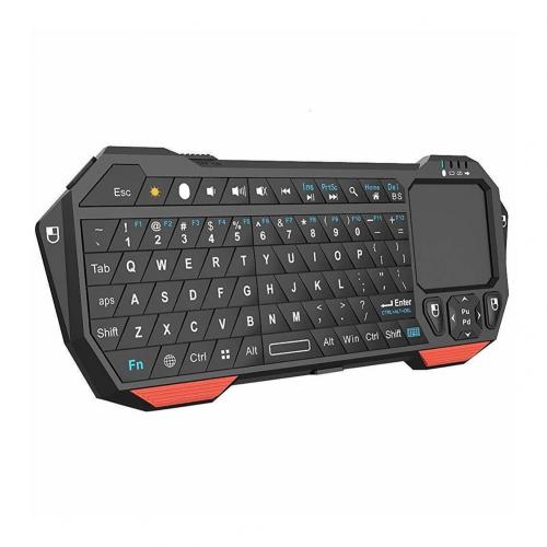 BT05 Wireless Keyboard Mini Bluetooth Wireless Keyboard with Touchpad for iOS Android Smart TV PC Backlit Portable with Touchpad: Default Title