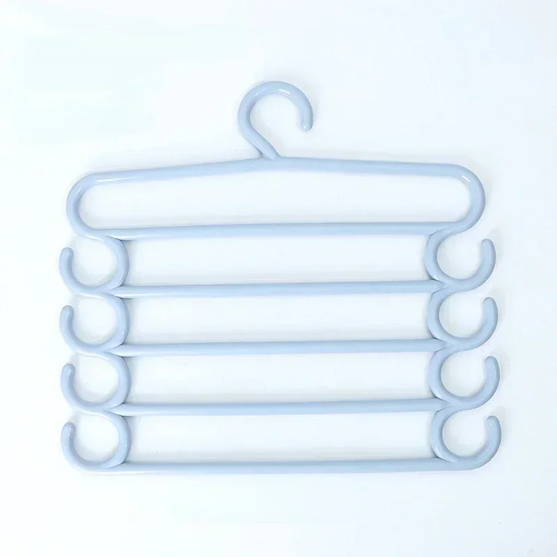 5 Lagen Kleerhangers Broek Broek Broek Hangers Handdoek Sjaals Rekken Kast Opslag Organisatoren Kleding Opslag Organisatie