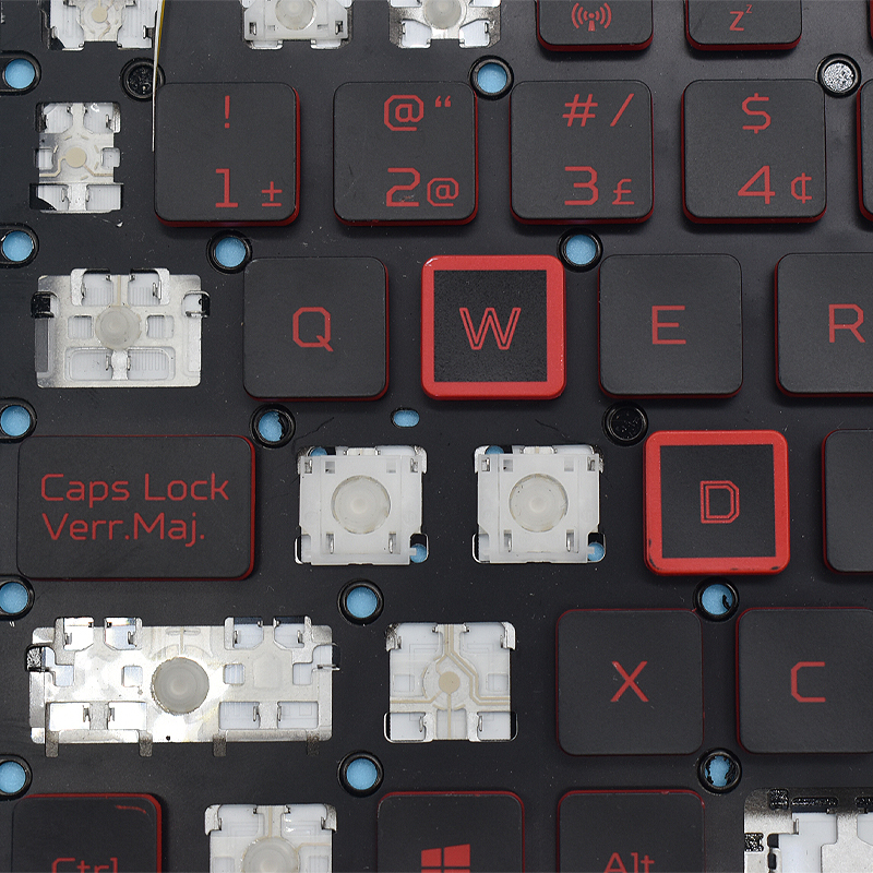 Teclado portátil para Acer Predator Helios 300 N20C11 PH317-55 N20C3 PH315-53 tapa de tecla y reemplazo de bisagra