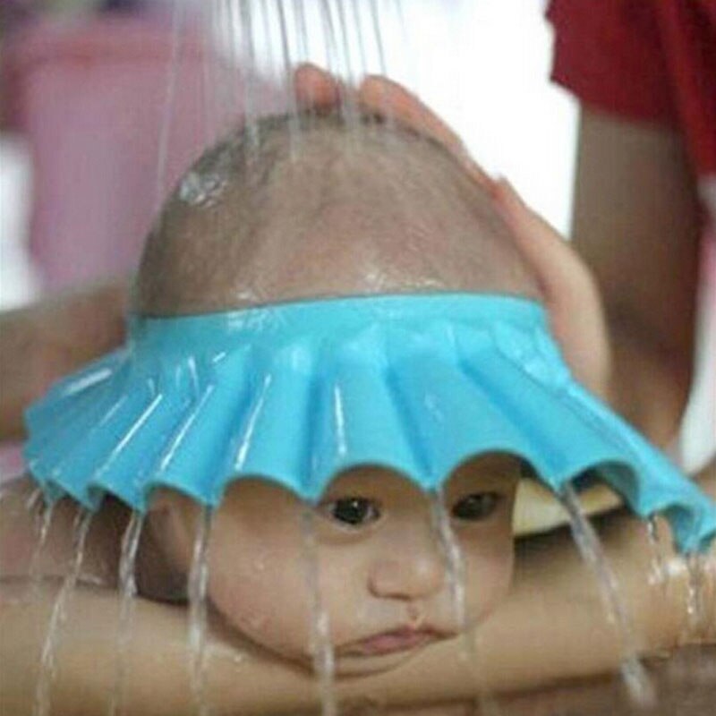 Verstelbare Baby Shampoo Cap Kinderen Wassen Haar Bescherming Zuigeling Gezondheidszorg Accessoires Soft Eva Babybadje Waterdichte Hoed