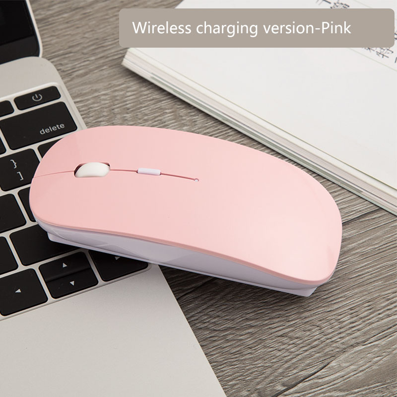 Girls Wireless Mouse for xiaomi apple mouse Draadloze Muis for Macbook air/pro/retina Mice inalambrico with 2.4ghz usb Receiver: Wireless pink