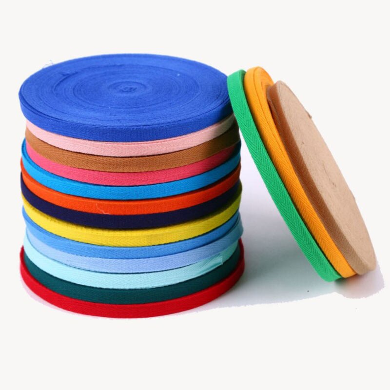 Ruban en coton 50yards de largeur 2cm, accessoires pour vêtements, nouvelle ceinture en coton à chevrons, ruban de couleur 3