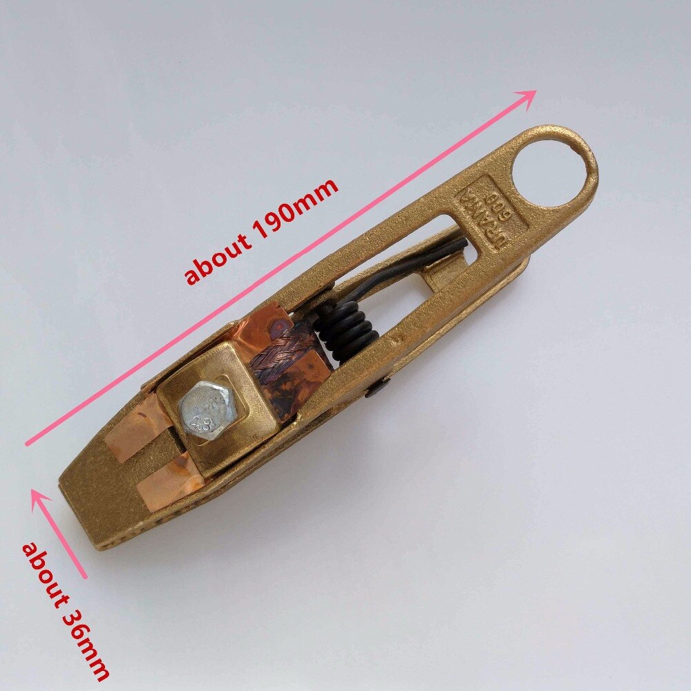 Ground Clamp Cable Set Welding Lead Set 3m 16sqmm Copper Wires DKJ35-50 Connector 600A Welding Clamp ARC Welding Ground Cable