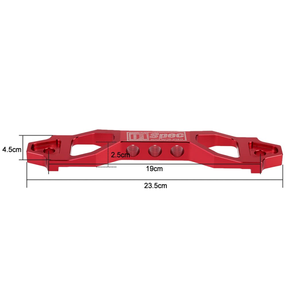 Universal Car Battery Tie Down Brace Fasten Fix Bracket Holder Clamp Red Aluminum Alloy Refitting Accessories