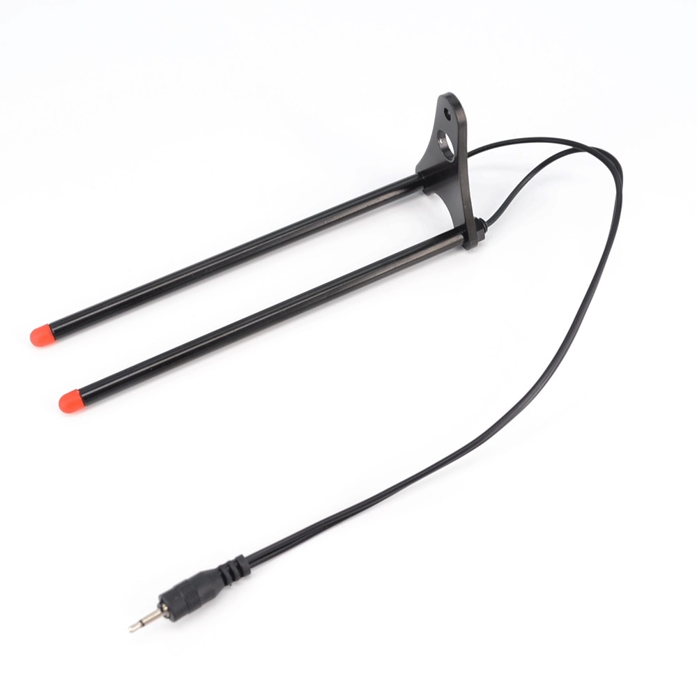 4 Stuks Led Winkelhaak Oren Vissen Winkelhaak Oor Bar Voor Karper Visgerei Met Led Licht Kleur Rood Blauw Groen geel