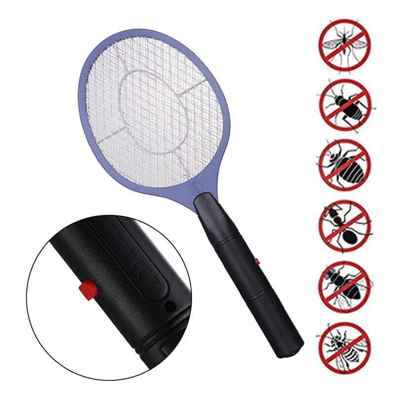 Thuis Elektrische Fly Mosquito Bug Zapper Vliegenmepper Muggen Killer Veiligheid Mesh Draadloze Anti Mosquito Bug Zapper Gebruik Aa Batterij: purple