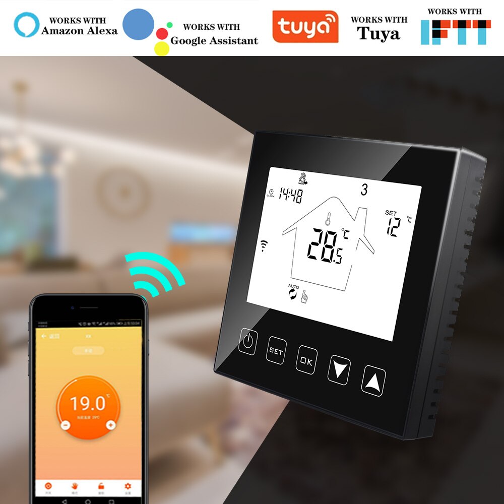 WIFI Thermostat Boiler Valve Floor Heating Thermostat Smart Wifi Temperature Controller Regulator for Boilers