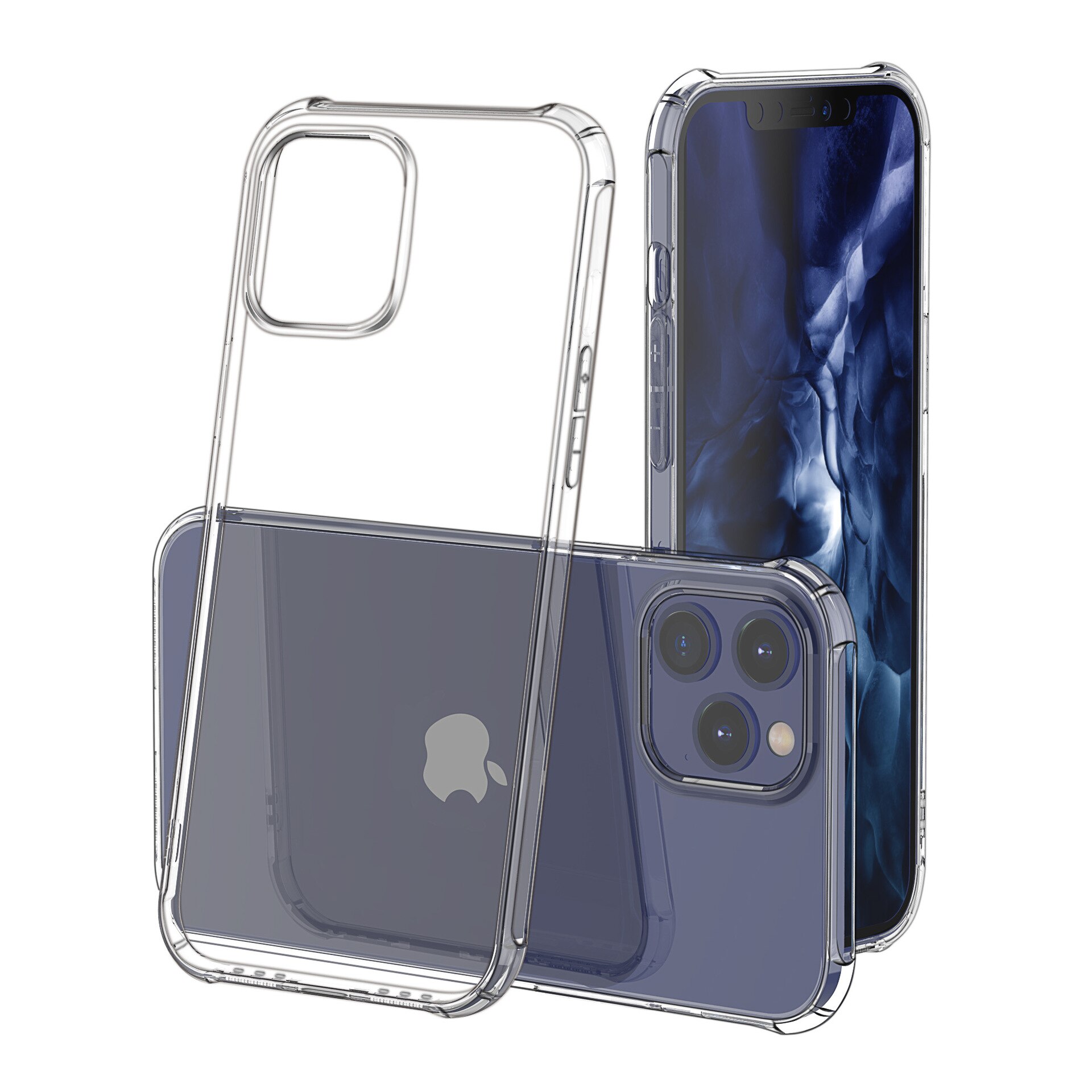 Klar TPU Weichen Silikon fallen Für iPhones 12 Mini Profi Max Ultra Dünne Kristall Zurück Abdeckung Für iPhones 12 zoll telefon Fällen: Pro iPhone 12 Mini