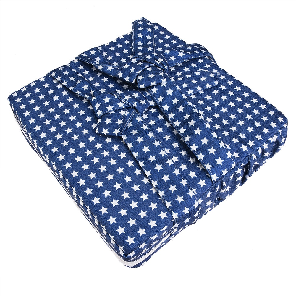 Krzesełko dla dziecka poduszka zdejmowana dla dzieci wysokie krzesełko na fotel poduszka podwyższająca krzesełko dziecięce na fotel wózek podkładka na krzesło: niebieski Stars