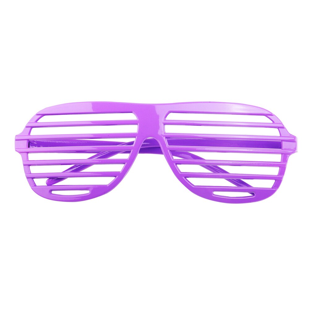 24 pièces obturateur lunettes lunettes de soleil Club fête Cosplay accessoires (couleur aléatoire)