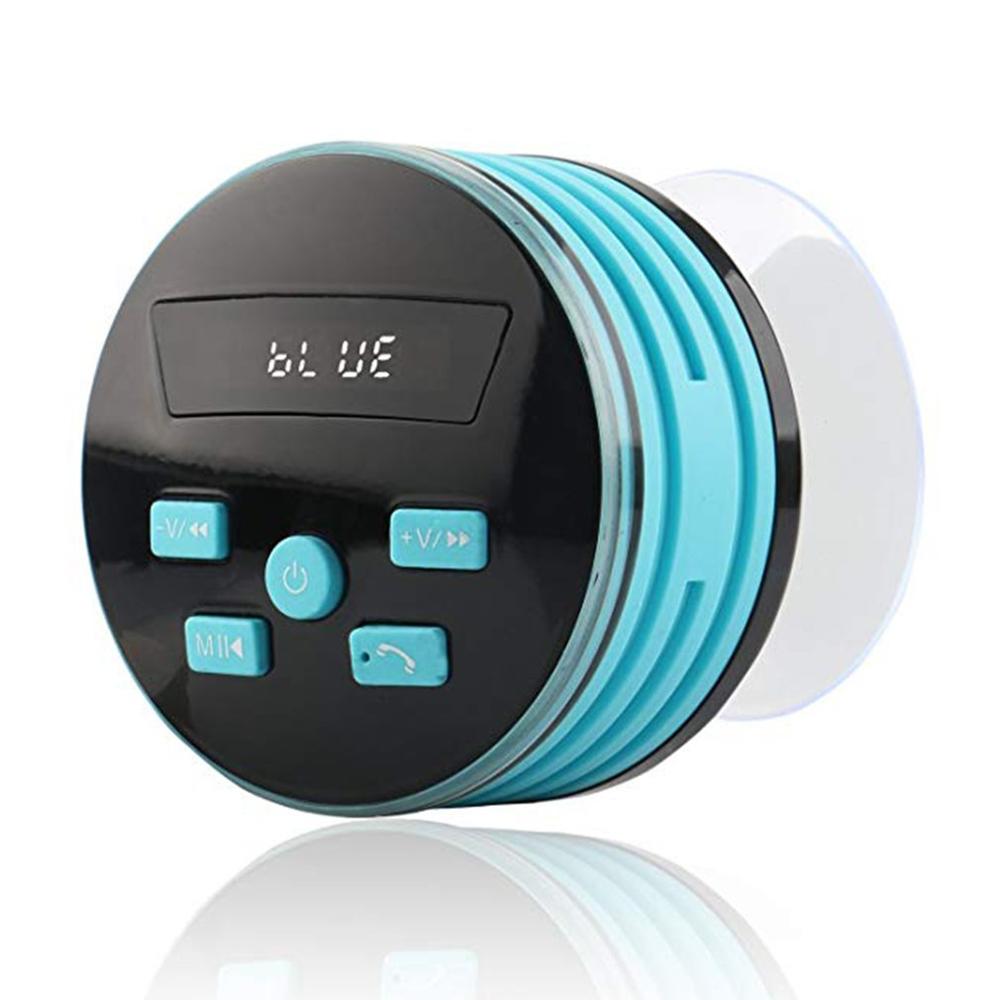 IPX7 Waterdichte Draadloze Speaker Met FM Radio Ingebouwde Microfoon Draagbare Douche Radio Subwoofer Superieur Geluid