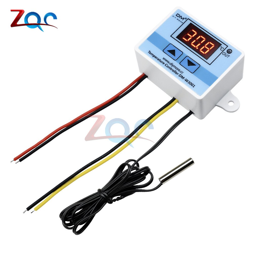 W3001 110V 220V 12V 24V Digital Temperature Controller Thermostat Thermoregulator Aquarium Incubator Water Heater Temp Regulator