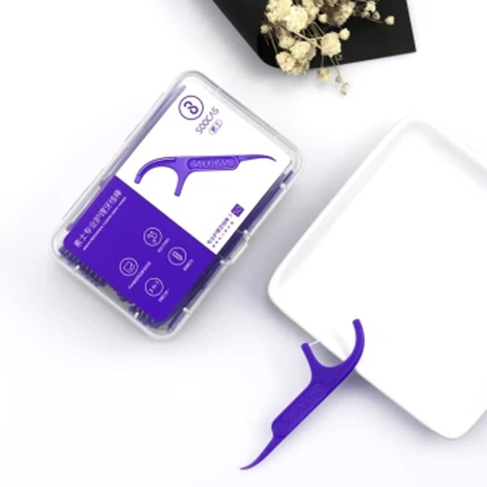 6*50pcs Xiami Soocare Superfino Dental Floss Dental Floss Dente Limpeza Diária Profissional Top Dentes Fio Dental Limpeza Limpo dentes
