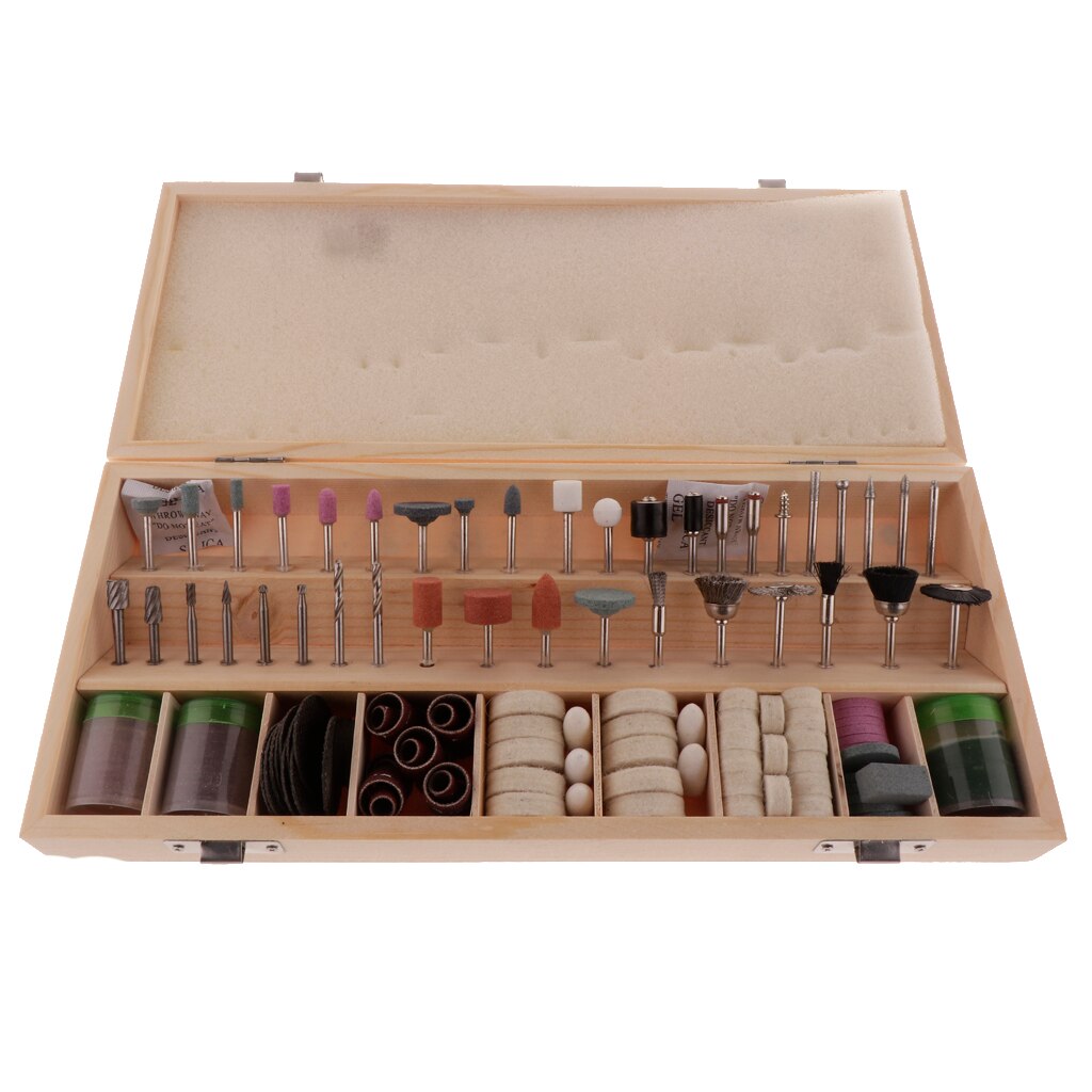 Jewellers Tools Schroevendraaier gids & slijpsteen met houten voet: Horlogemaker Horloge Reparatie Tool Set (345