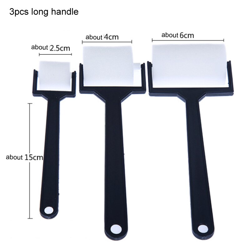 Painting Supplies School Stationery Supplies Drawing Toys Graffiti Art Drawing Plastic Handle Painting Graffiti Toys: 3pcs long handle