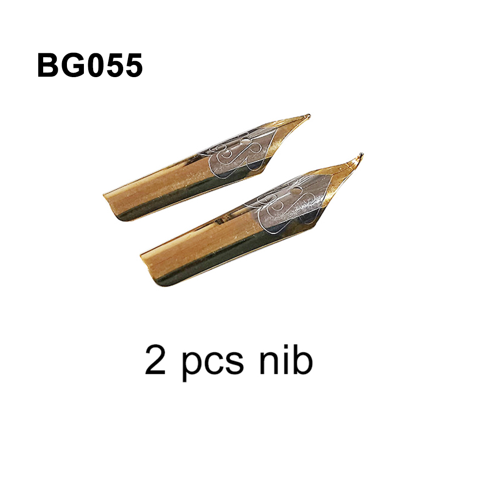 Vulpen Heilige Glyph Bocht Relief Kalligrafie Art Pen Kalligrafie Pen De Waren Twee Nib Extra Twee Pen tips: 2 nibs BG055
