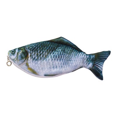 fish shaped pencil bag pencil box pencil case box fish of large capacity upgrade school funny: A