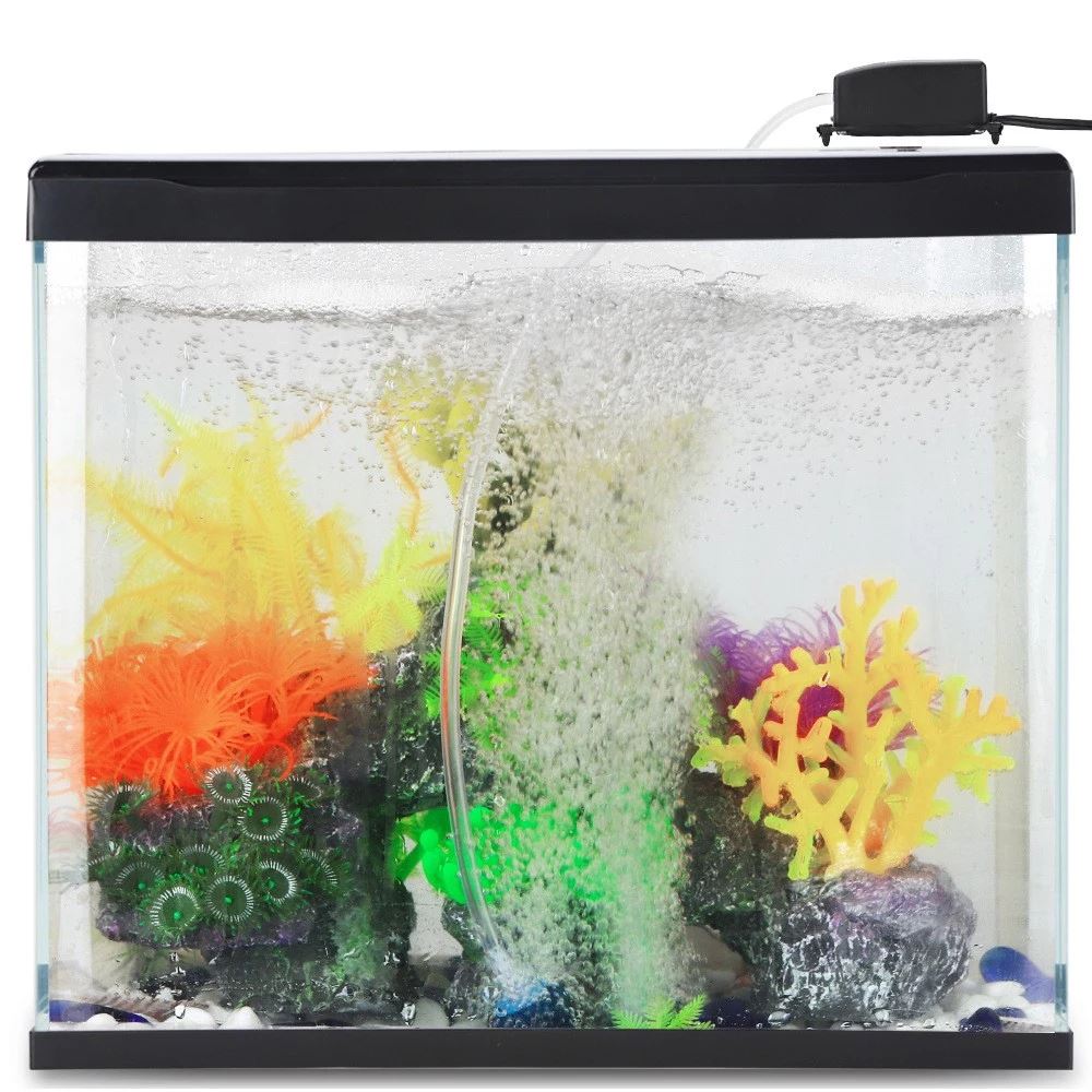 Aquarium Luchtpomp Kit Aquarium Oxygenator Mini Draagbare Luchtpomp Ultra Low Noise Aquarium Zuurstof Pomp Aquarium Accessoires